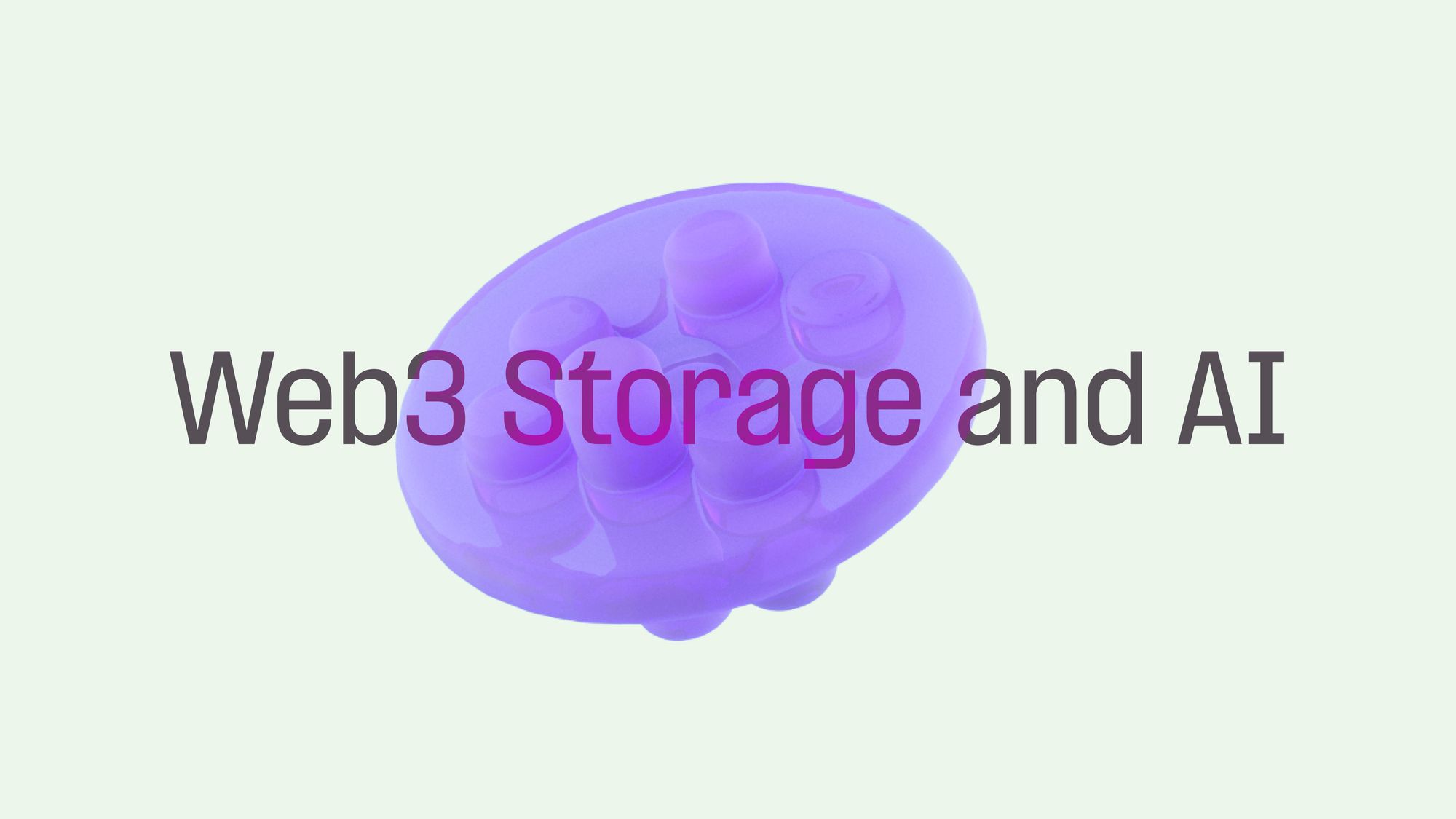 Web3 Storage in the AI Paradigm