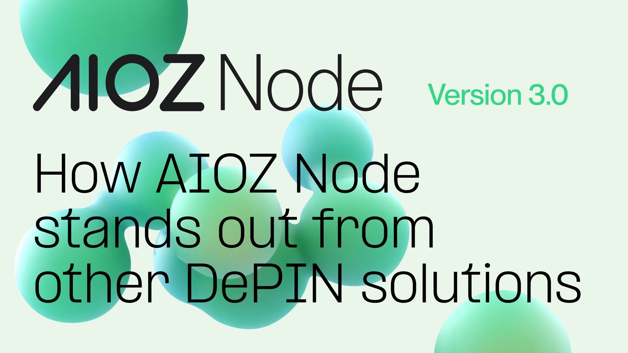 How AIOZ Node V3 stands out from other DePIN solutions