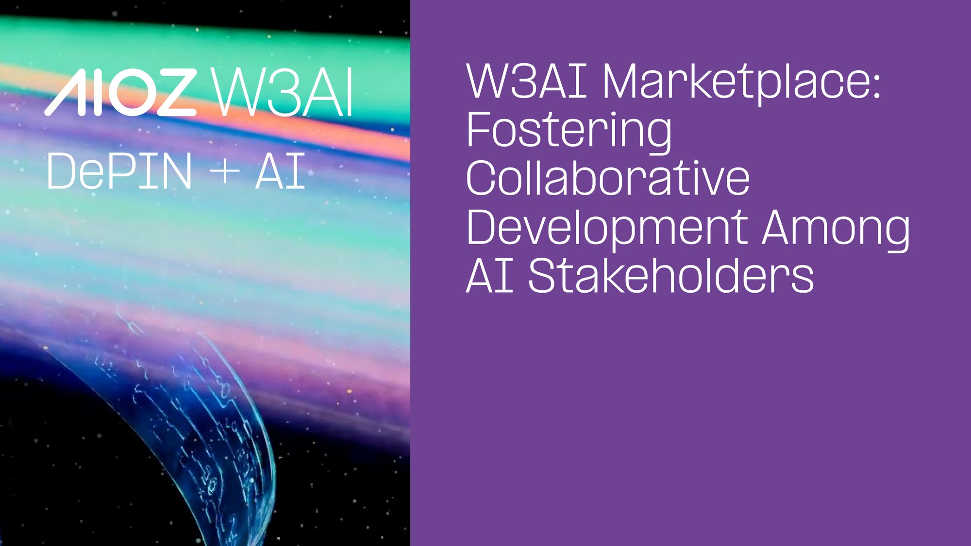 W3AI Marketplace: Fostering Collaborative Development Among AI Stakeholders