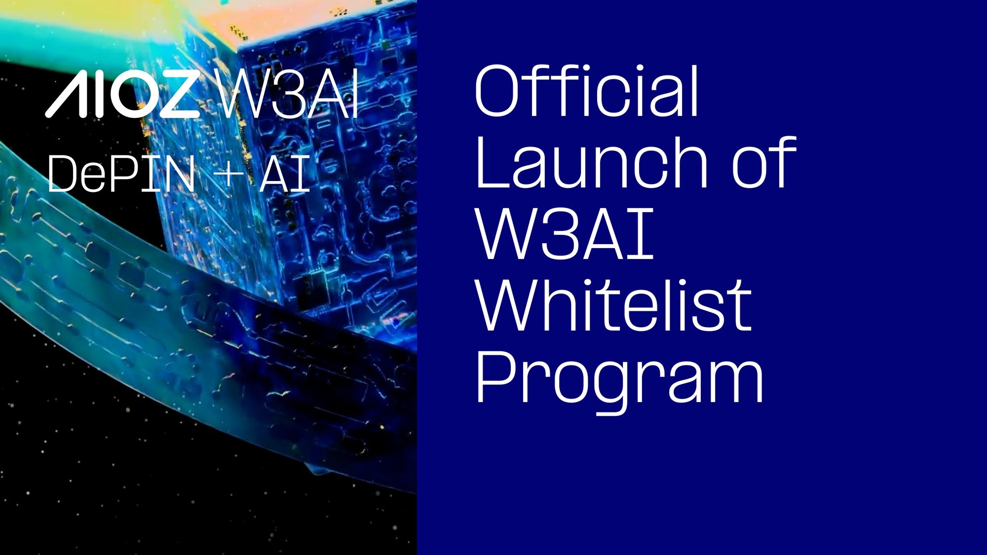 Official Launch of W3AI Whitelist Program