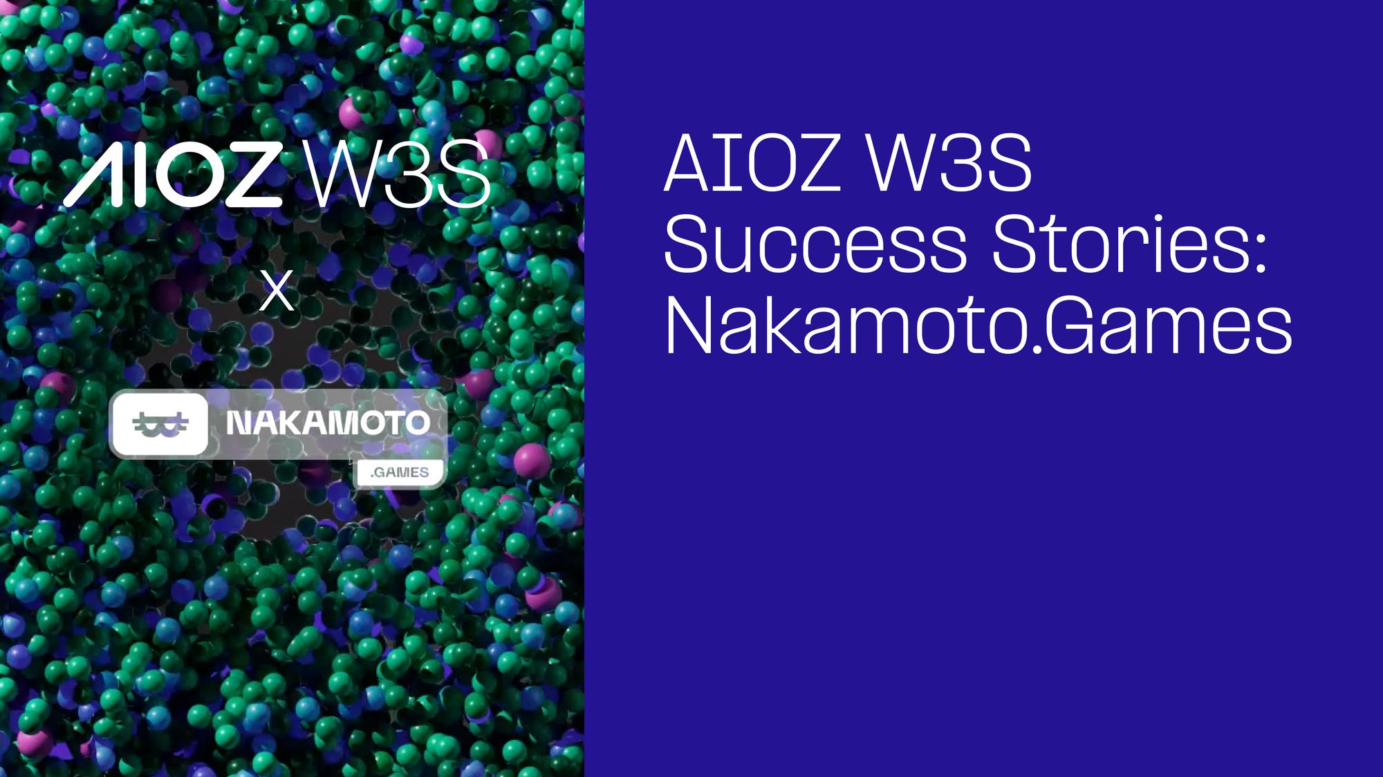 AIOZ W3S Success Stories: Nakamoto.Games