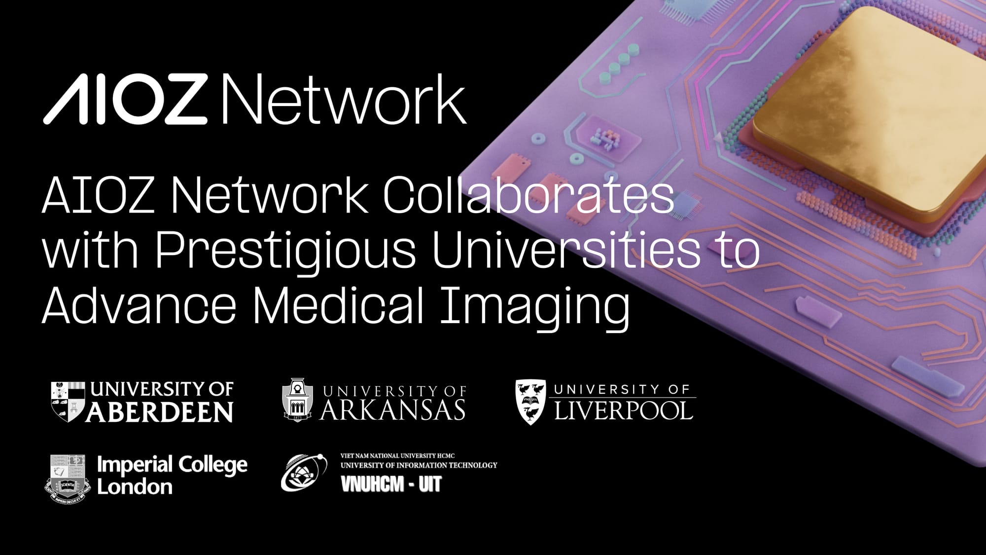 AIOZ Network Collaborates with Prestigious Universities to Advance Medical Imaging