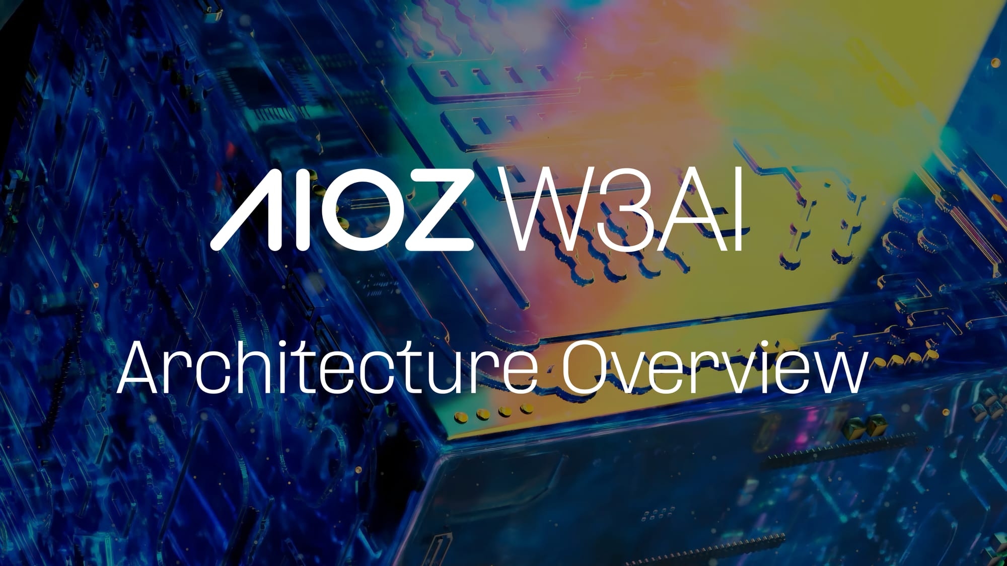 An Overview of AIOZ W3AI Two-Tiered Architecture