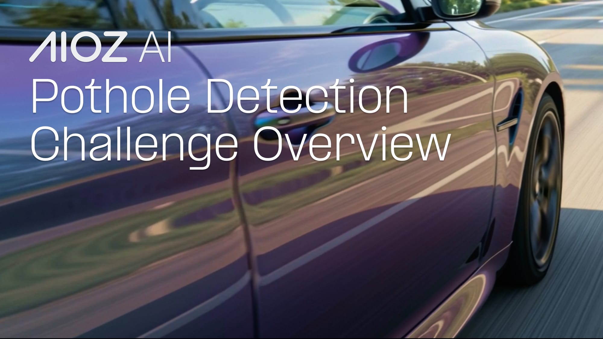 AIOZ AI Pothole Detection Challenge Overview