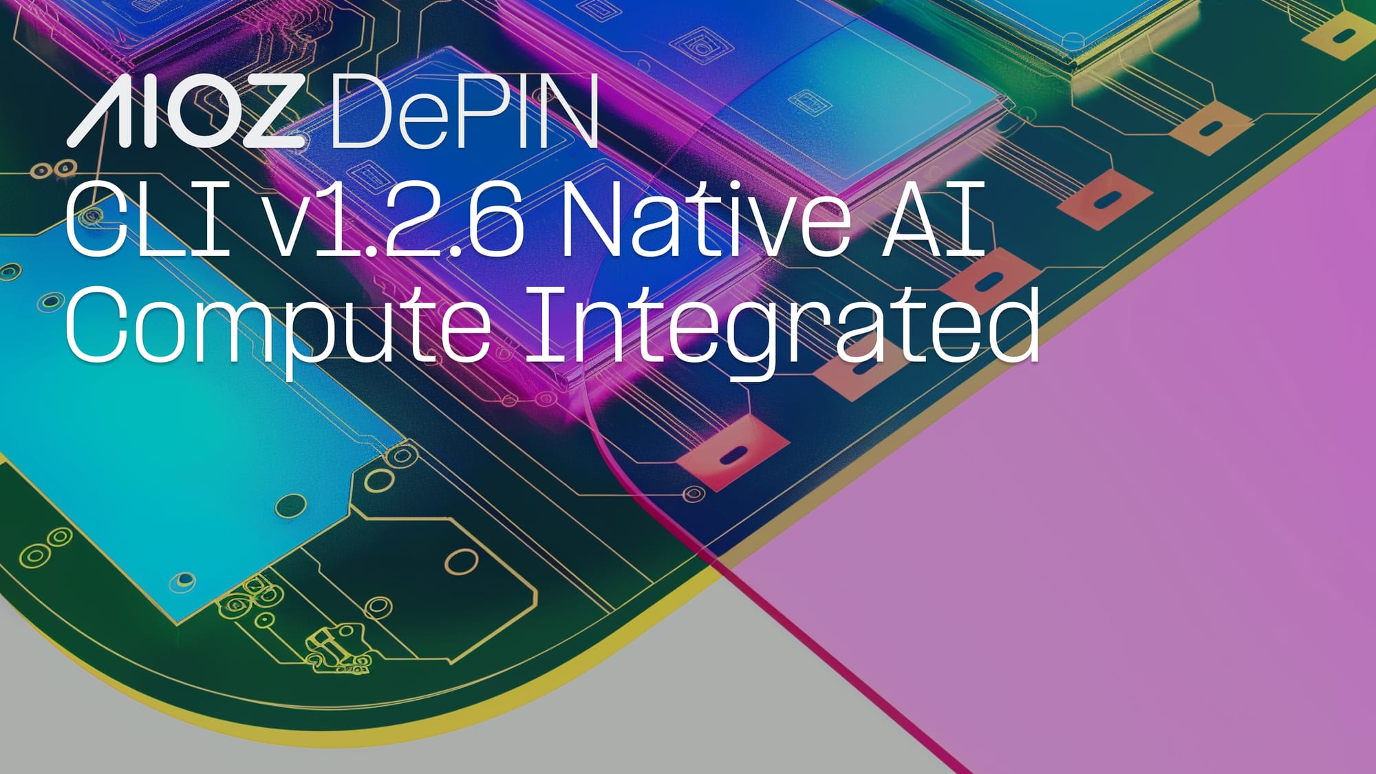 AIOZ DePIN CLI v1.2.6: Native AI Compute Enters the DePIN Lifecycle
